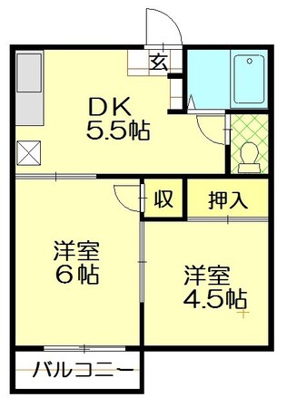 泉ハウスの物件間取画像